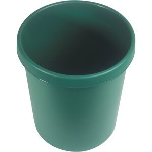 Papierkorb aus Polyethylen, Volumen 30 l, VE 5 Stk, grün helit