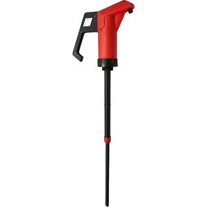 Kanister-/Fass-Handpumpe, für Laugen, rot, 0,3 l/Hub Jessberger