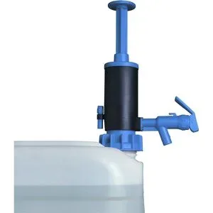 Kanister-/Fass-Dosierhandpumpe, für Mineralölprodukte, blau, 20 l/min, ab 3 Stk Jessberger