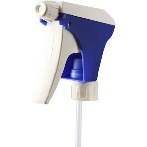 kaiserkraft Sprühkopf für Sprühbehälter, inkl. Pumpwerk, blau/weiß