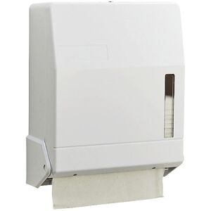 kaiserkraft Faltpapierspender, für 600 Tücher, abschließbar, HxBxT 320 x 285 x 130 mm