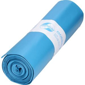 kaiserkraft Schwermüllsäcke LDPE, 120 l, BxH 700 x 1100 mm, Materialstärke 75 µm, blau, VE 200 Stk