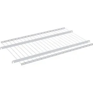 kaiserkraft Drahtgitterzwischenboden, L x B 675 x 392 mm, zum Einhängen, ohne Aufkantung