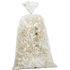 kaiserkraft Abfallsäcke, LDPE, 70 l, 60 µm, BxL 575 x 1000 mm, VE 250 Stk, transparent