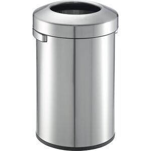 Design-Abfallsammler, Edelstahl, Volumen 50 l, HxØ 597 x 370 mm, Edelstahl EKO