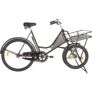 kaiserkraft Lastenfahrrad CLASSIC, Stahl, Traglast 140 kg, schwarz