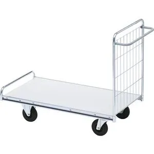 Plattformwagen SERIE 300, Tragfähigkeit 300 kg, LxBxH 1790 x 650 x 1030 mm, ab 5 Stk HelgeNyberg
