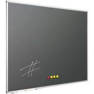 Kreidetafel, Tafelfarbe grau, BxH 1500 x 1000 mm SMIT VISUAL