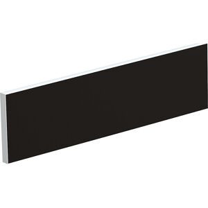 Tischtrennwand für Teamschreibtische, Breite 1200 mm, Bezug schwarz EasyDesk