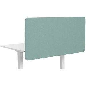 kaiserkraft Akustik-Tischtrennwand Softline Salsa, nach unten hängend, Höhe 650 mm, Textil, Breite 600 mm, grün