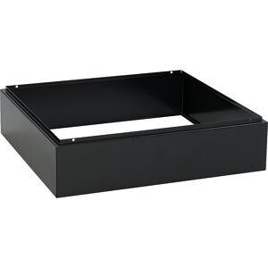 kaiserkraft Sockel geschlossen für Spindserie Fydor, schwarz, Breite 600 mm