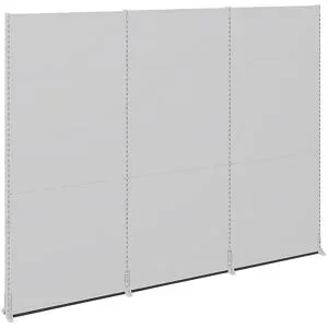 kaiserkraft Akustik-Stellwand, Büro/Industrie, Einzel-Stellwände, LxBxH 3030 x 276 x 2500 mm