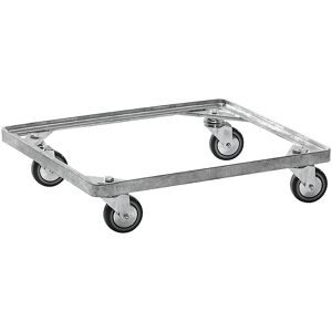 kaiserkraft Fahrgestell für Stapelkorb, verzinkt, LxB 630 x 470 mm