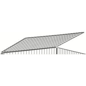 Deckel für Gitterwagen, HxBxT 35 x 445 x 425 mm, galvanisch verzinkt Kongamek