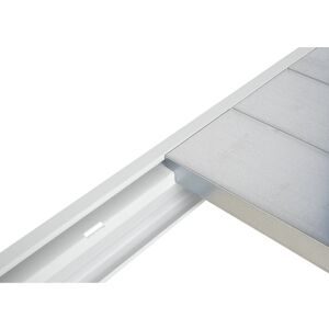 Fachebene inkl. Auflageträger, Stahlauflage, VE 2 Stk, BxT 2700 x 1000 mm Manorga