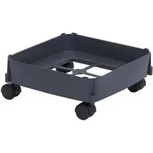 kaiserkraft Fahrgestell, Tragkraft max. 80 kg, für Inhalt 90 l, Rollen für harte Böden