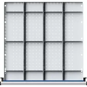 Trennbleche für Schubladenschränke, für Schrankbreite 760 mm, für Schubladenhöhe 90 - 150 mm ANKE