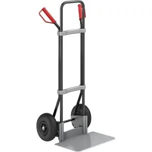 Sackkarre, schwarz, Schaufel-BxT 450 x 350 mm, verzinkt, Luftbereifung, ab 5 Stk eurokraft pro