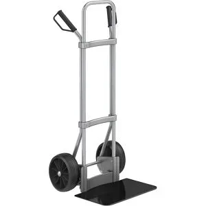 Sackkarre, verzinkt, Schaufel-BxT 450 x 350 mm, schwarz, Vollgummibereifung, ab 5 Stk eurokraft pro