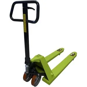 Paletthubwagen EVO, Lenkräder Polyurethan mit Alukern, Gabellänge 950 mm, Tandemrollen Pramac
