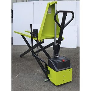 Scherengabelhubwagen, elektrohydraulisch mit Niveauregulierung, Tragfähigkeit 1000 kg, Gabellänge 1500 mm Pramac