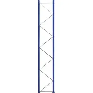 Palettenregal-Stützrahmen, vormontiert, enzianblau RAL 5010 / verzinkt, HxT 5250 x 900 mm eurokraft pro