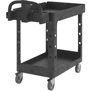 Allzweck-Tischwagen aus Kunststoff, mit Wannenvertiefung, LxBxH 975 x 432 x 832 mm Rubbermaid
