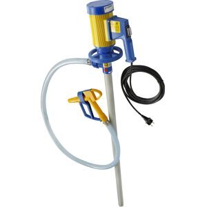 Elektrisches Fass-/Containerpumpen-Set, für Säuren und leichte Laugen, 93 l/min, 11 m Höhe Jessberger