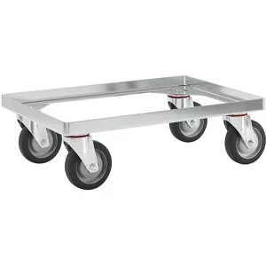 ESD-Fahrgestell, Ladeflächen-LxB 610 x 410 mm, ESD-Ausführung eurokraft pro