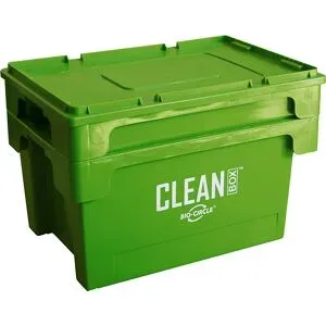 Kleinteilereiniger CLEAN BOX, Füllmenge max. 50 l, mit Deckel und Tauchkorb, ab 2 Stk Bio-Circle