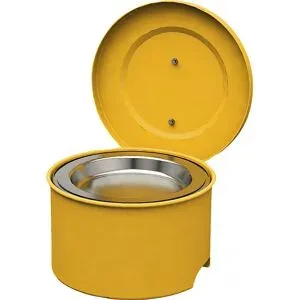 kaiserkraft Kleinteilereiniger mit Erdungsanschluss, Stahl, beschichtet, Inhalt 4 l