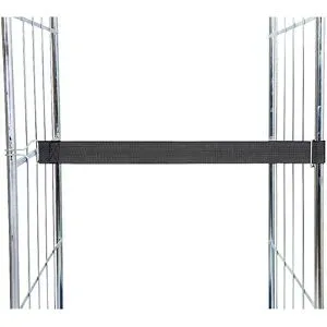 Elastikspannband, 1 Drahthaken / 1 Drahtöse, schwarz eurokraft basic