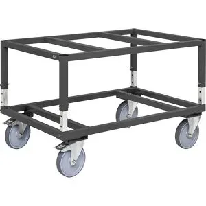 Palettenwagen, höhenverstellbar, LxBxH 1200 x 800 x 655 mm Kongamek