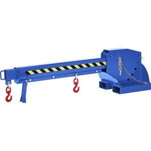 Teleskoplader, 5fache Höhenverstellung, Tragfähigkeit 1250 - 8000 kg, enzianblau eurokraft pro