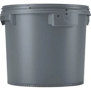 kaiserkraft Click Pack Container UN-Y, grau, Höhe 270 mm, Volumen 15 l
