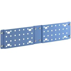 kaiserkraft Lochblech CustomLine für Dokumentenhalter, für Montage-/ Etagenwagen, lichtblau RAL 5012
