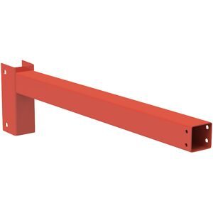 kaiserkraft Kragarm, blutorange RAL 2002, Kragarm-Länge 1000 mm