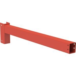 kaiserkraft Kragarm, blutorange RAL 2002, Kragarm-Länge 1200 mm