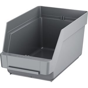 kaiserkraft Sichtlagerkasten, LxBxH 250 x 150 x 130 mm, VE 10 Stk, grau