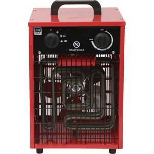 kaiserkraft Industrie-Heizlüfter, 5000 W, LxBxH 250 x 250 x 410 mm