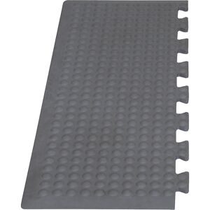 Anti-Ermüdungsmatte Yoga Flex Basic, grau, LxB 300 x 800 mm, Endstück Miltex