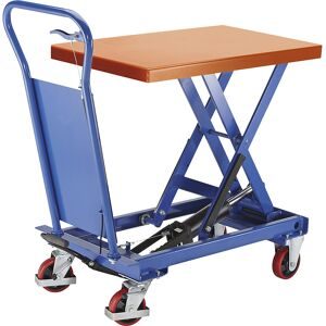 kaiserkraft Hubplattformwagen Standard, Tragfähigkeit 1000 kg, Hubbereich 445 - 950 mm