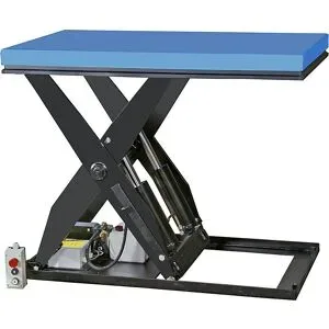 kaiserkraft Kompakt-Hubtisch, Plattform LxB 1300 x 800 mm, Tragfähigkeit 2000 kg, Betriebsspannung 230 V