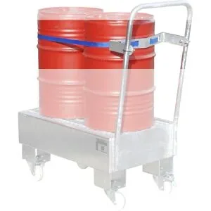 Spanngurtvorrichtung, Fasshaltegurt, für 2 x 60-l-Fässer eurokraft pro