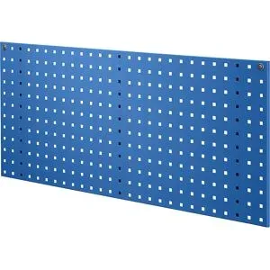 Lochplatte für Werkzeughalter, Länge 1029 mm, enzianblau eurokraft pro