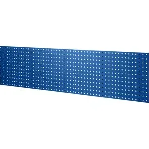 Lochplatte für Werkzeughalter, Länge 2019 mm, enzianblau eurokraft pro