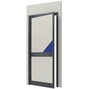 Raumsystem, Außen-BxH 1150 x 2600 mm, Paneel mit Tür links eurokraft pro