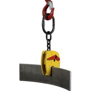 kaiserkraft Blechklemme KS, Greifbereich 0 - 15 mm, Tragfähigkeit 750 kg