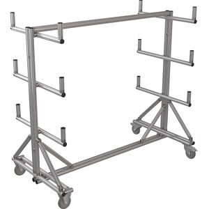 kaiserkraft Tragarmwagen SUPPORT aus Alu-Profil, LxBxH 1750 x 890 x 1600 mm, ab 1 Stk