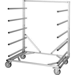 kaiserkraft Hordenwagen MULTI RACK aus Alu-Profil, LxBxH 1380 x 800 x 1800 mm, ab 5 Stk